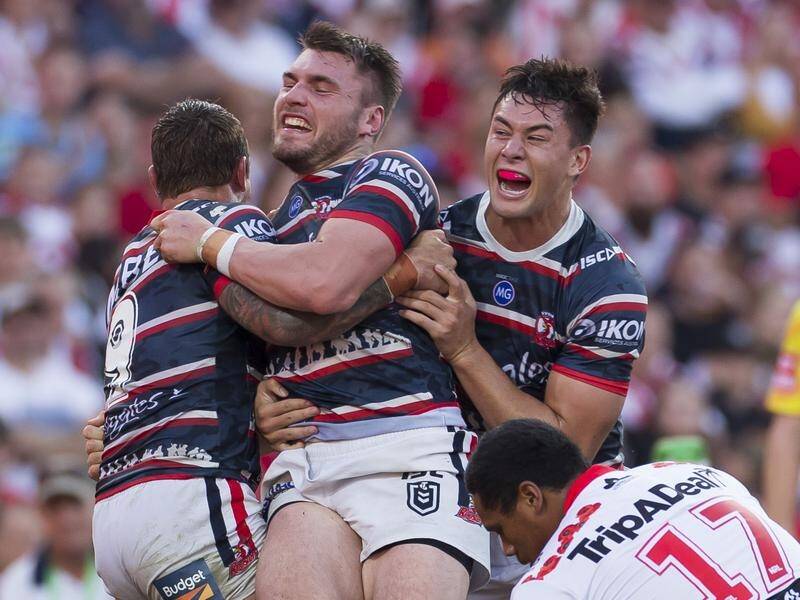 The Sydney Roosters have beaten St George Illawarra in the Anzac Day NRL clash at the SCG.