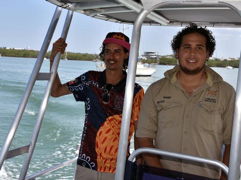 'I like being outside and its even better on the water,' NT ranger Steven Dawson (right) says.