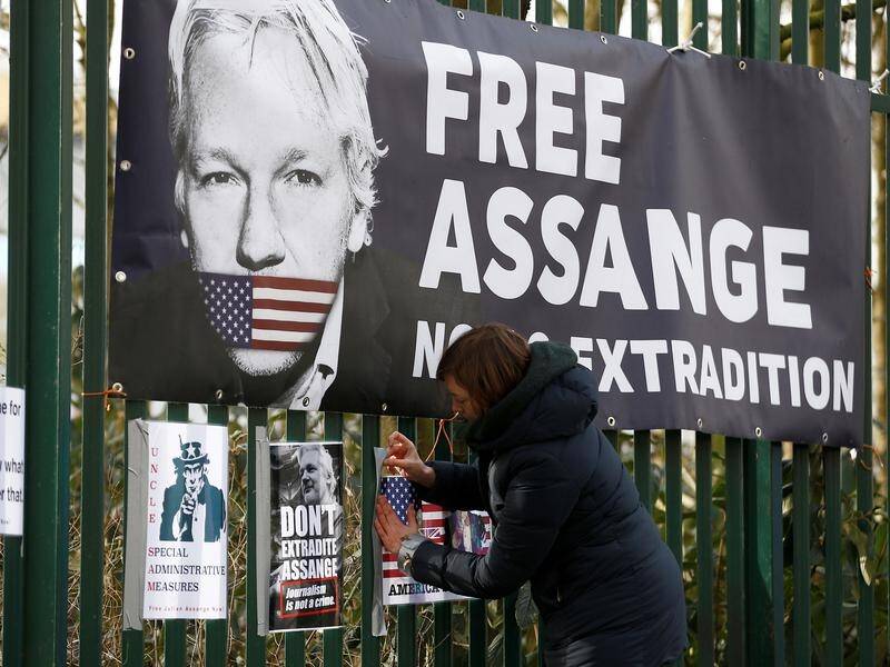An application for Julian Assange's May 18 extradition hearing to be adjourned has been refused.