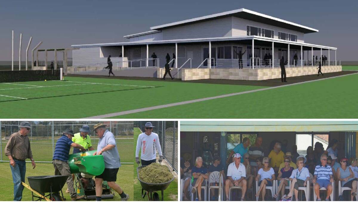 Dreams come true: The new look Busselton Tennis Club complex which is being built with help from volunteers. Photos supplied.
