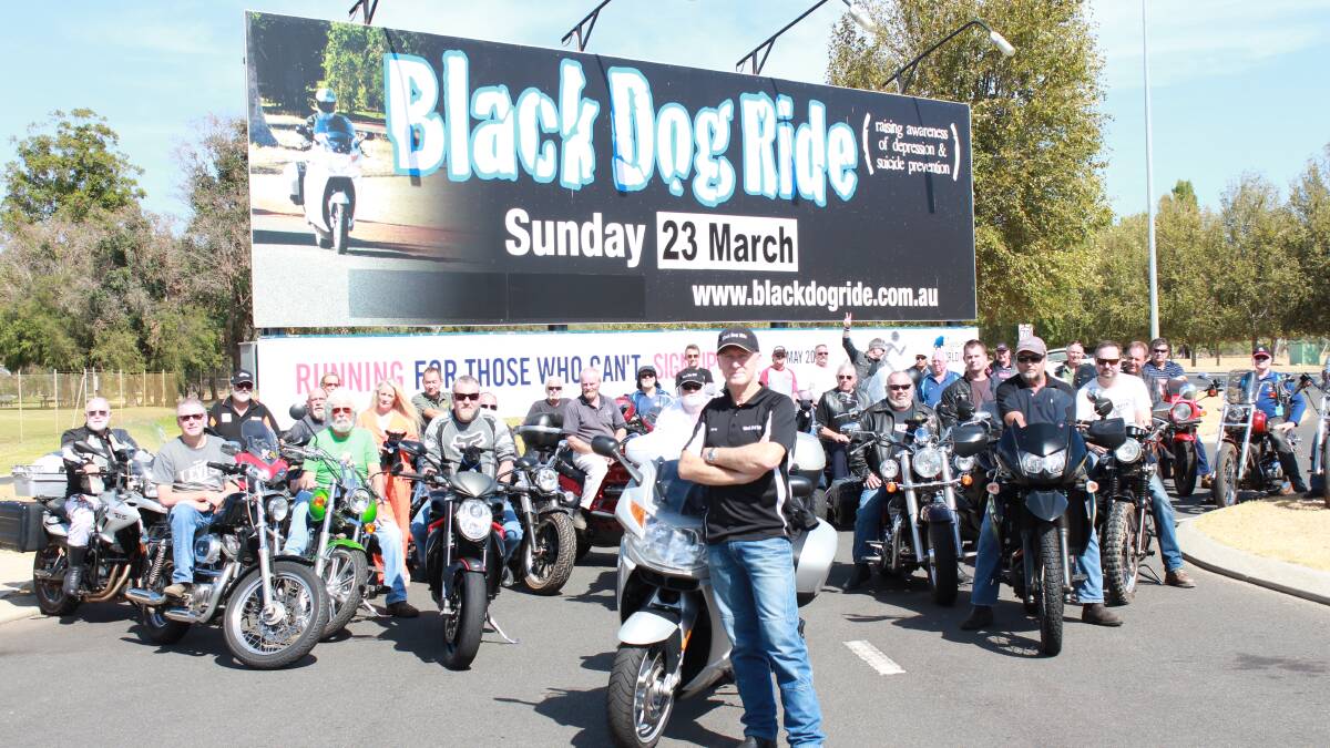 Black Dog Ride founder Steve Andrews will lead the charge on Sunday for the national 1 Dayer in the South West.