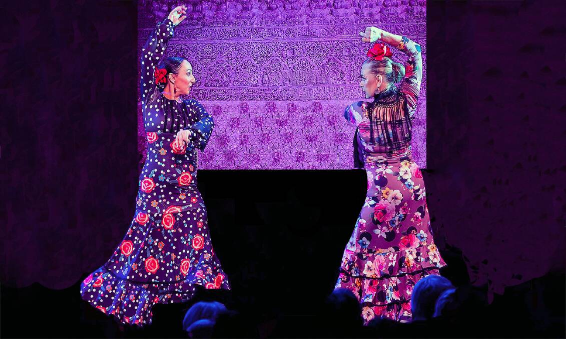 Flamenco dancers Valeria Gonzalez and Maree Laffan will bring a touch of Spain to the Old Courthouse in Busselton to open the Busselton Fringe Festival. Pictures supplied. 