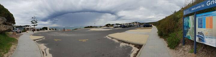 A bout of wild weather is due to hit the South West on Tuesday, according to the Bureau of Meteorology. Photo: Jarred McGill