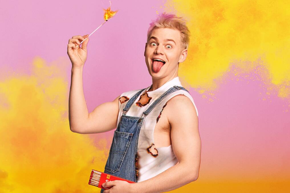 Beloved Australian comedian Joel Creasey brings his latest show, 'BOOM' to Margaret River in july 2024. Picture supplied. 