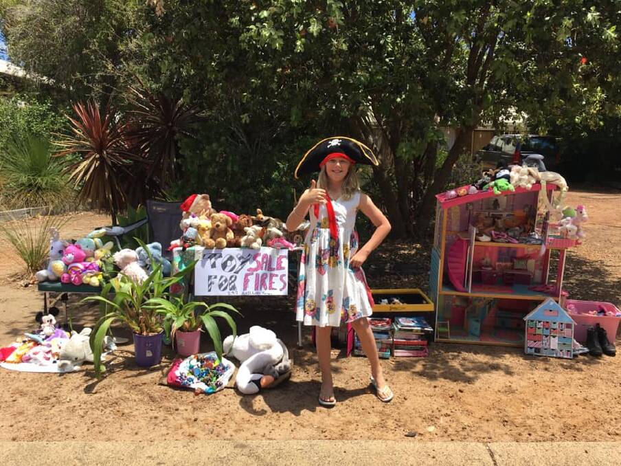 Margaret River resident Meg took the initiative and created a toy sale with her friends, raising over $800. Photos: Victoria McKenzie