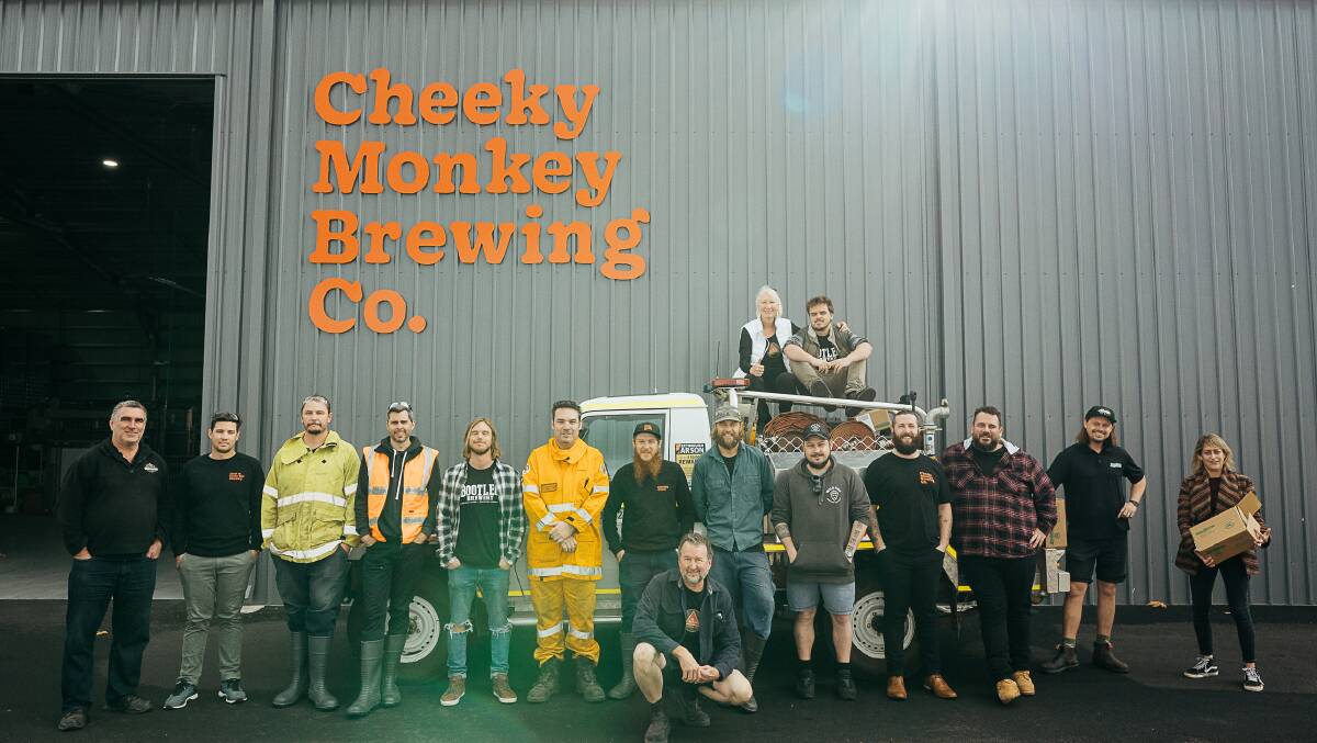 Crew from Artisan, Bootleg, Cheeky Monkey, Eagle Bay, Rocky Ridge, Cowaramup and Wildhop brewing companies donated their time to the cause. 