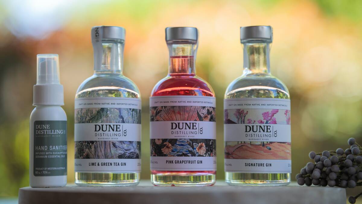 Dune Distilling Co says their latest release - Pink Grapefruit Gin - is best enjoyed as a classic G&T, garnished with pink grapefruit and a sprig of rosemary for the perfect summer cocktail. Photos: Supplied