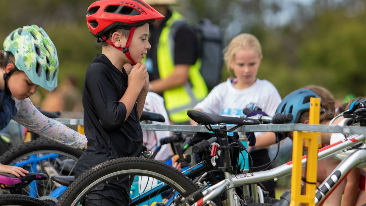 Swim, bike fun run for kids at Busselton festival