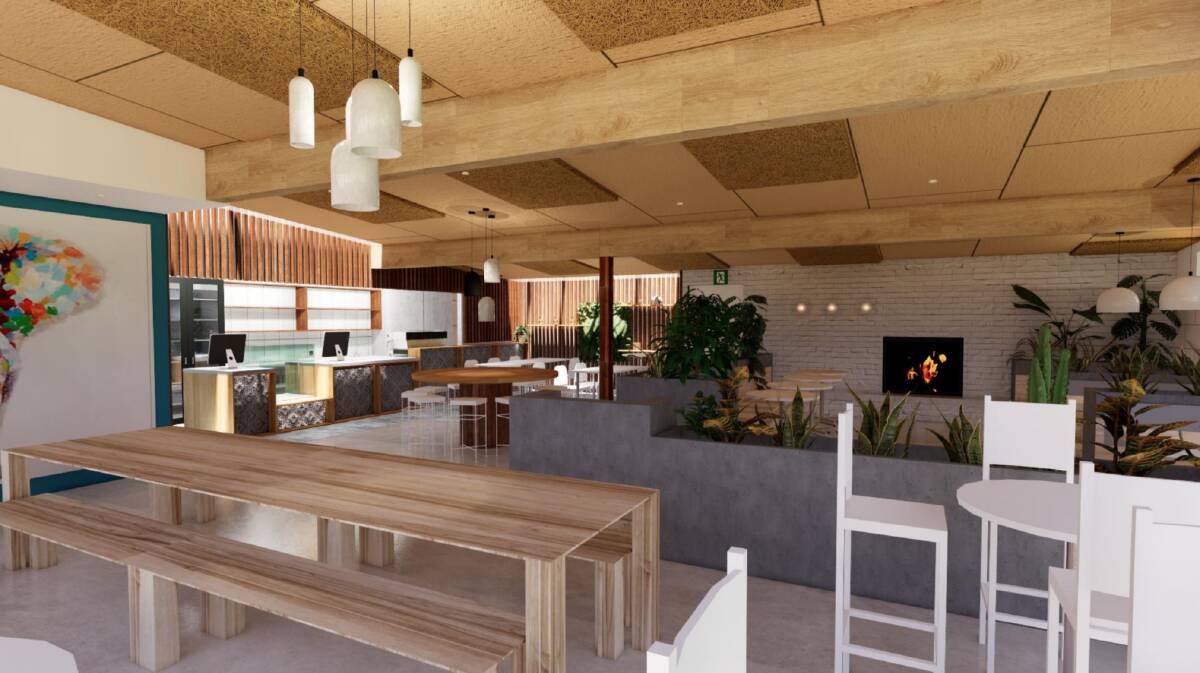 Upgrades at The White Elephant Cafe will include new booth seating in the renovated indoor dining room, and an improved ordering station. Picture: Supplied 