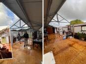Karridale homeowner Josh Higgins (inset) says he is grateful to be safe and dry after storms tore the roof off his home on Monday night. Pictures: Supplied