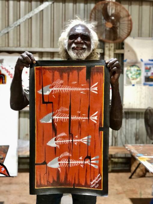 Artworks will be available to purchase on the night with majority of proceeds going back to Wadeye community. Photos: Supplied