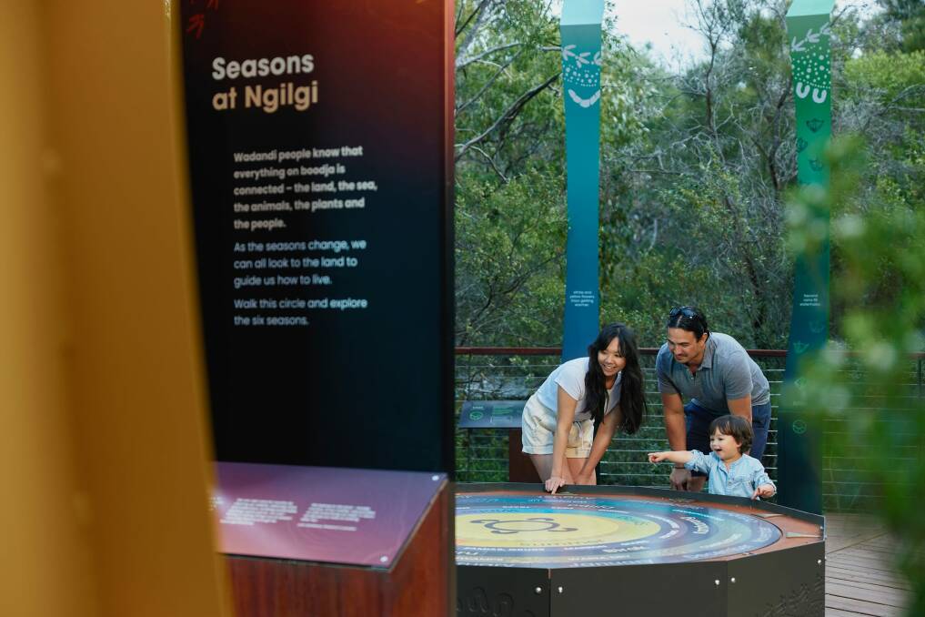 The 'Ancient Lands Experience' allows visitors to Ngilgi Cave to learn more about the 600-million-year story of the Margaret River region and surrounds. Pictures by Tim Campbell/Capes Foundation. 