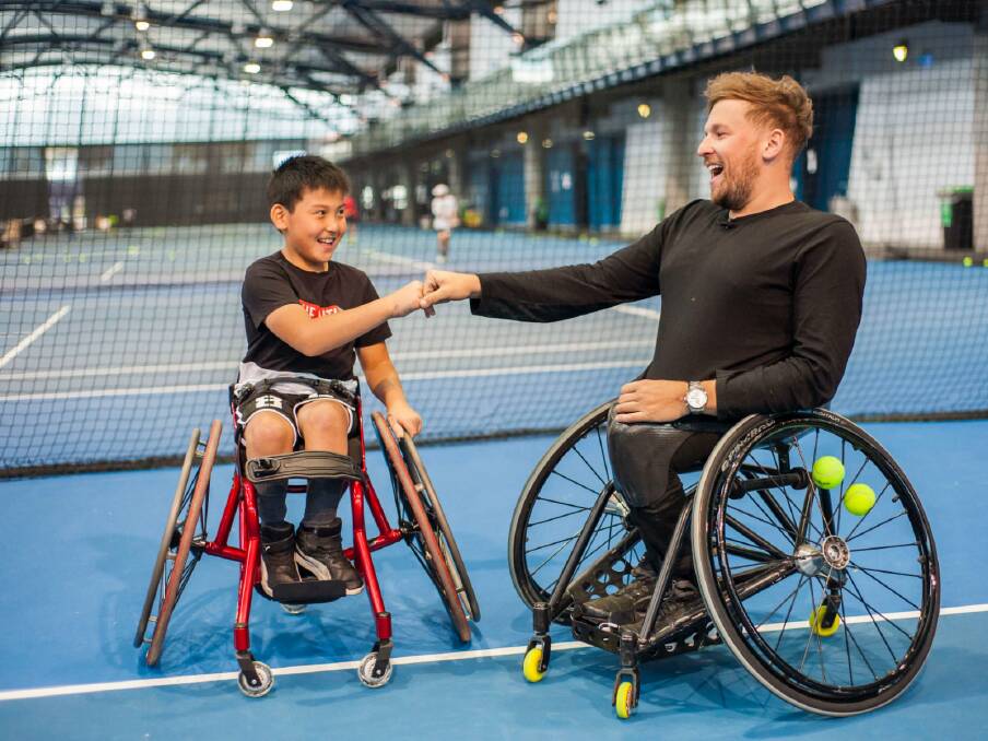The City of Busselton is one of the first local governments to partner with Sport4All, designed and delivered by 'Get Skilled Access', founded by Dylan Alcott (right).