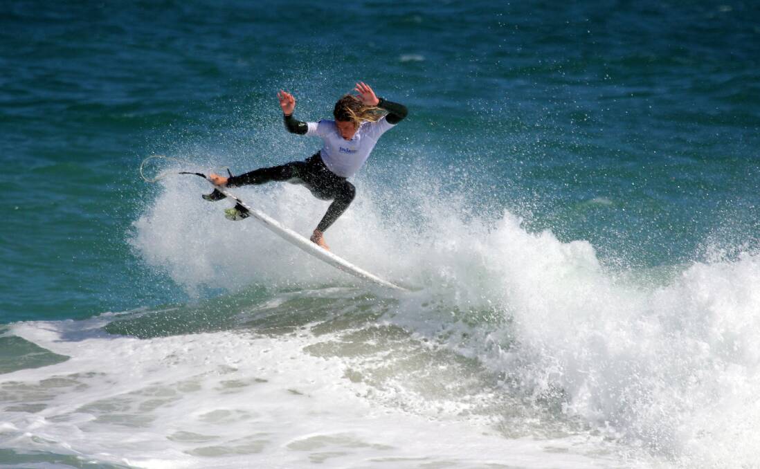 Up and coming: Seth Van Haeften. Photo: Surfing WA.
