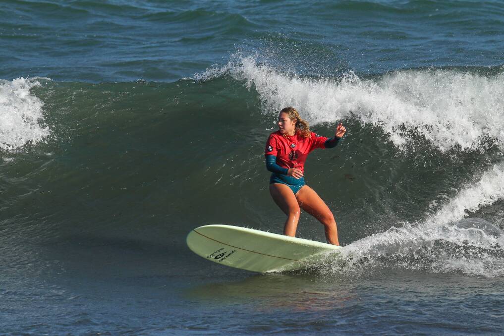 Cutting it up: Chelsea Bedford from Vasse. Photo: Surfing WA