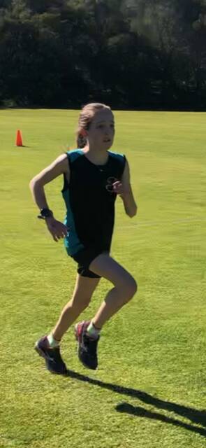 Running star: Isabella Bidesi will represent WA at the Australian Cross Country Championships in New South Wales in three weeks. Photo: Supplied.