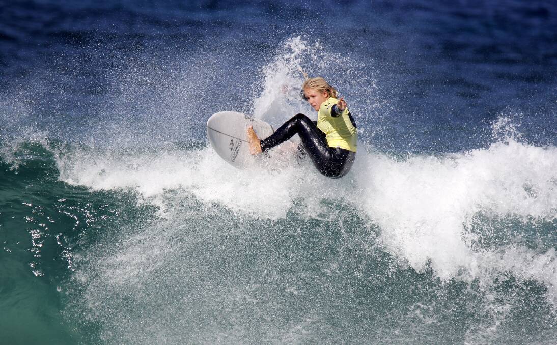 Top talent: Emma Cattlin will be competing in this week's World Surf League Tour event. Photo: WSL/Majeks.