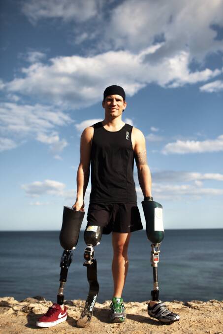 No excuses: Busselton Half Marathon ambassador and paralympian Brant Garvey will be speaking at the Busselton Golf Club on February 8. Photo: Julia Wheeler Photography.