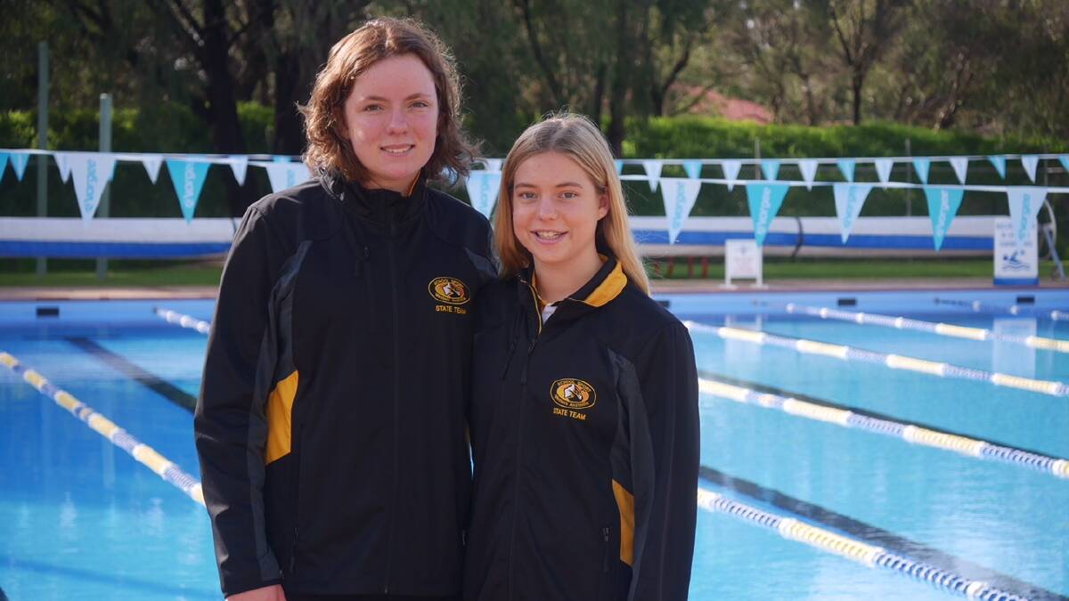 State representatives: Maddison Johnston-Walker and Ella Butler will be off to Hobart shortly. Photo: supplied.