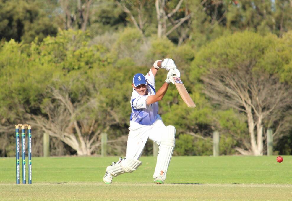 PUNISHING FORM: Nick Ritchie from St Marys looms as one of the key players for Busselton-Margaret River in next month's Country Week cricket campaign in Perth. Photo: Vanessa Hatton.