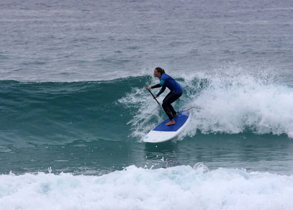 Riding high: Jess Waters from Dunsborough. Photo: Surfing WA.