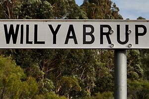 Another spelling of Wilyabrup.