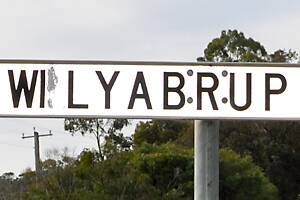 One of the Wilyabrup signs.