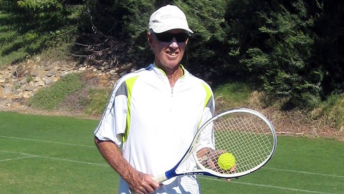Derek Chadwick at the Scarborough Tennis Club.