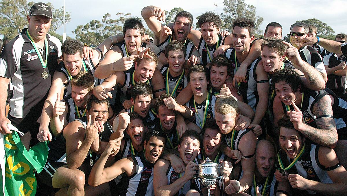 The Busselton Magpies were crowned SWFL premiers in October.