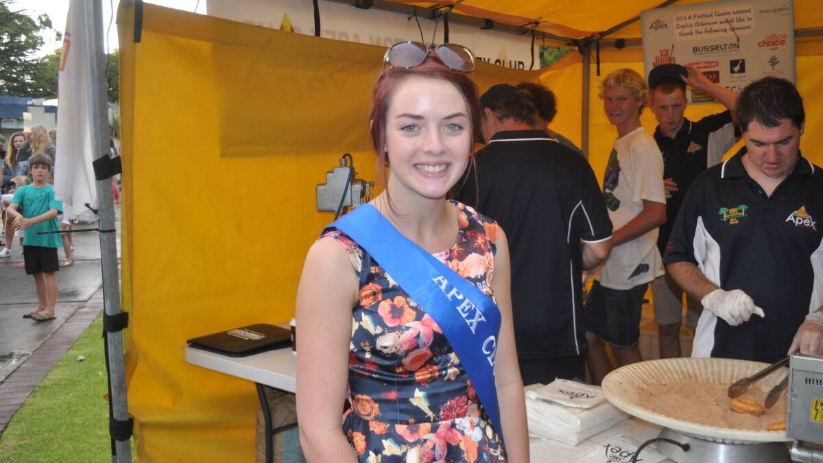 Festival of Busselton Queen entrant Sophie Atkinson.