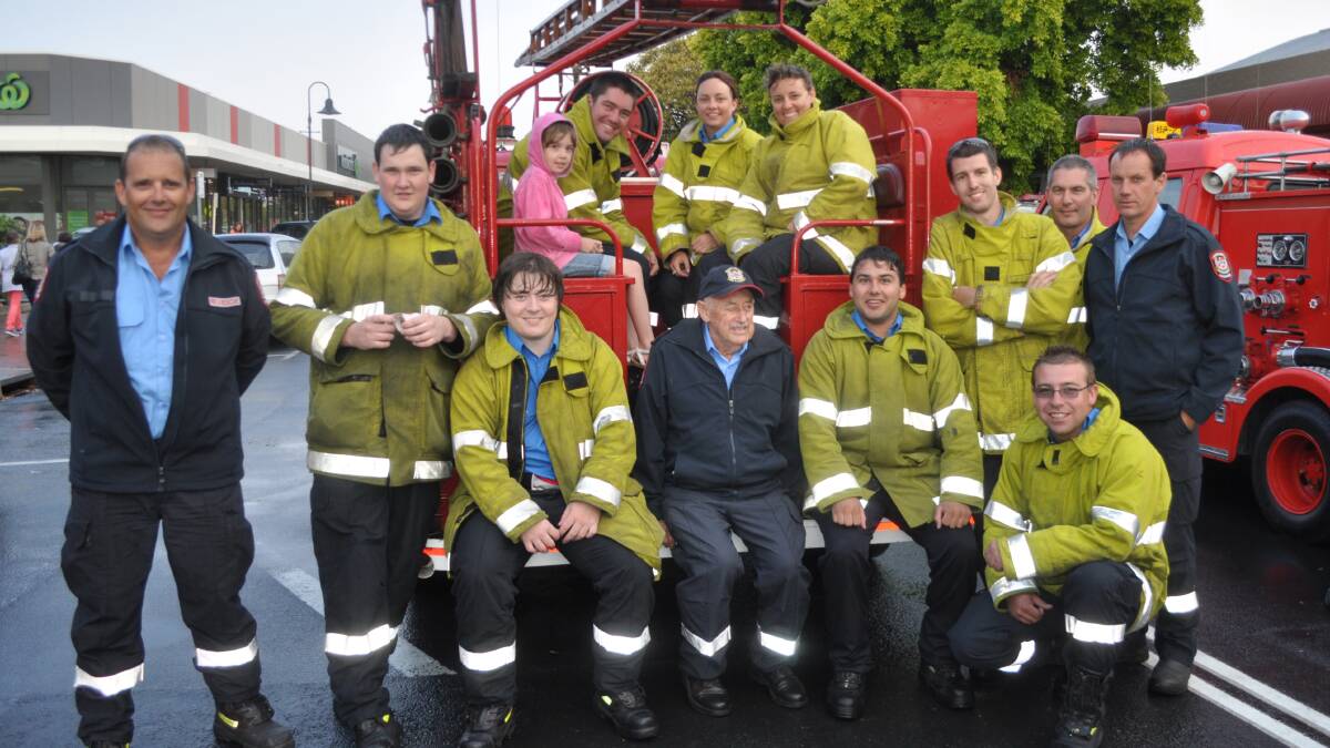 The Busselton Volunteer Fire and Rescue were a favourite stop for the kids.