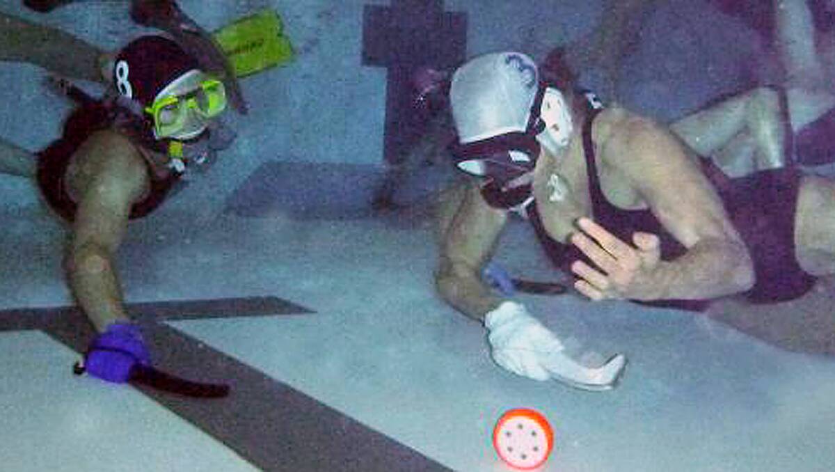 One of a kind: Underwater hockey provides a unique sporting experience.